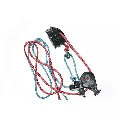 NAUTOS 92655-134R Mainsheet System Set Of Blocks-75mm & 28mm Sheave. With Rope • $753.73