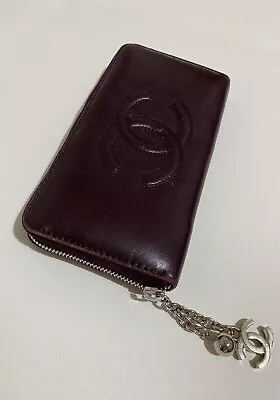 Chanel Wallet Purse Burgundy • £153