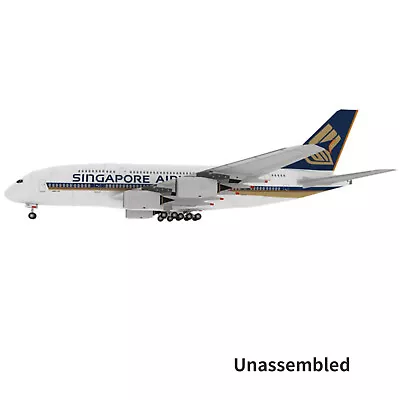 1/120 A380 Singapore Airlines Paper Model Aircraft Scene Home Unassembled DIY • $11.99