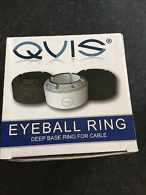 QVIS Deep Base Eyeball Ring For Cable White RING-2701WH • £12.99