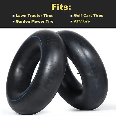 Pair Of 16X6.50-8 Heavy Duty Inner Tube For Lawn Mower Tractor Garden Carts Tire • $18.89