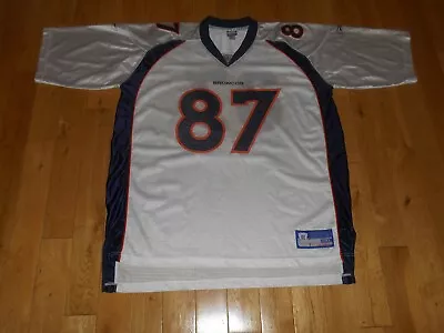 Vtg Reebok On Field Ed McCaffrey DENVER BRONCOS Mens NFL Team Replica JERSEY 2XL • $67.99