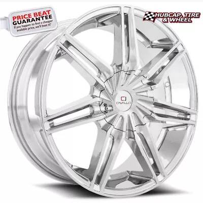 Cavallo CLV-19 Chrome - 22X9.5 - 6x135 Bolt Pattern 25mm Offset (One Wheel) • $503.56