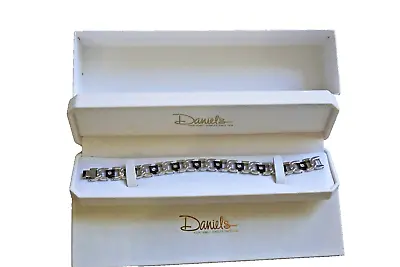 Diamond Silver Bracelet   -   Daniels Jewelry • $200