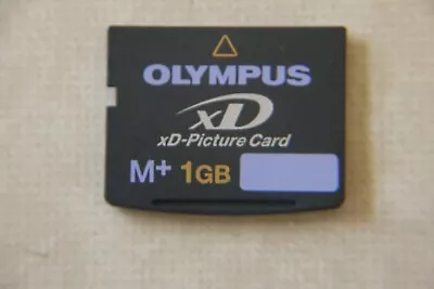 Olympus XD-Picutre Card ⋅ M+ 1GB ⋅ [FujiFilm]. Made In Japan  Excellent Conditio • £5.50