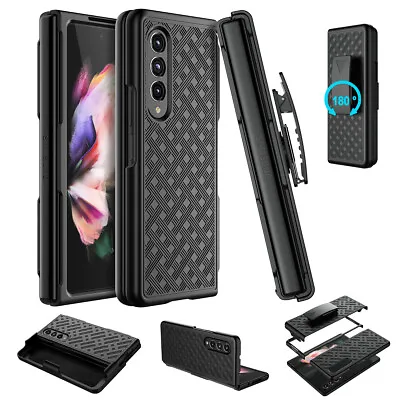 $9.99 • Buy For Samsung Galaxy Z Fold 3 5G Case Belt Clip Holster Combo Shockproof Cover
