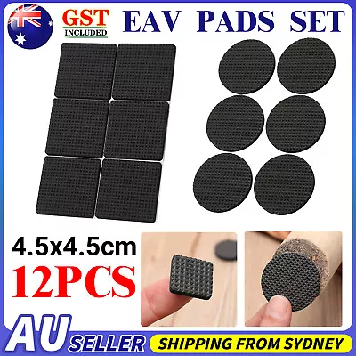 $4.45 • Buy 12Pcs Chair EVA Leg Covers Floor Protectors Table Furniture Feet Cap Felt Pads