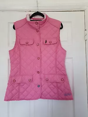 Jack Murphy Women Pink Gilet Size 12 • £12.50