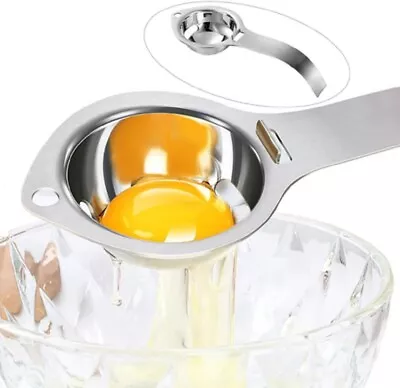 Easy Egg Yolk White Separator - Kitchen Gadget Divider Holder Sieve Tool • $7.20