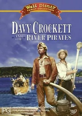 Davy Crockett And The River Pirates (DVD) Walt Disney Rare OOP VGC! T600  • £11.02