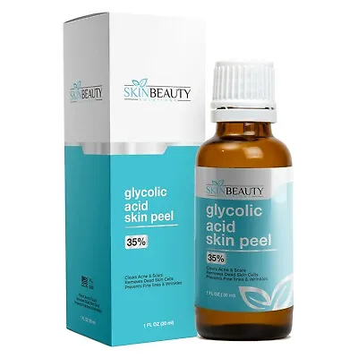 1 Oz Pure Glycolic Acid Skin Peel - 35% Blackheads Scars Acne Wrinkles Pores • $14