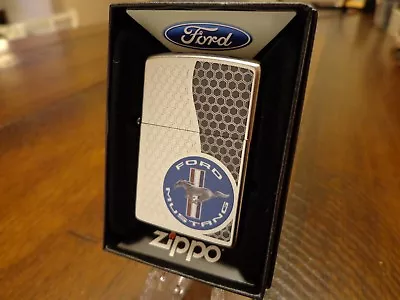 Ford Mustang Zippo Lighter Mint In Box • $29.95