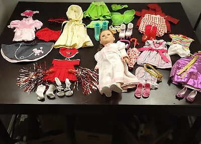 Doll And Doll Clothes Lot Include Mint My Life Doll + 7 Sets Clothes/Accessories • $62.99