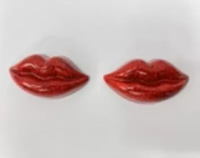 Elvira House Of Horrors Pinball Mod Red Glitter Lips • $39.99