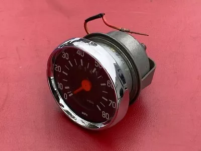 Vintage VDO Chrome 0-80mph 3 1/4  SPEEDOMETER HOT ROD CAR TRUCK MOTORCYCLE • $69