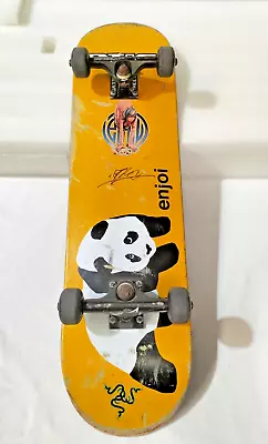 Vintage Enjoi Skateboard W/ THEEVE Trucks Collectors Signed Enjoi Skateboard AF • $125