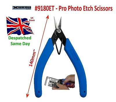 Xuron 9180ET Professional Photo Etch Scissors Craft Modelling- USA Made Pliers • £23.49