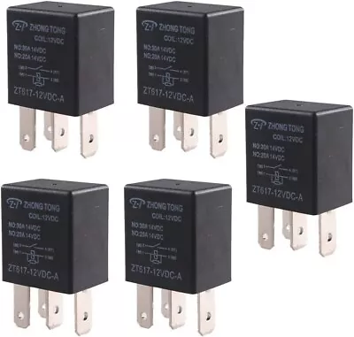 5 PACK Multi USE Relay For Toyota Lexus Pontiac Chevrolet Suzuki Saturn 4-PIN • $15.95