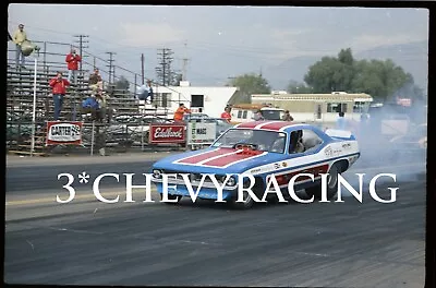 35mm Nhra Negative - Jim Murphy's Holy Smokes Awesome Funny Car Burnout #vc97 • $13.50