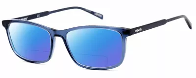 Levi's Seasonal 1018 Unisex Polarized BIFOCAL Reading Sunglass Crystal Blue 55mm • $159.95