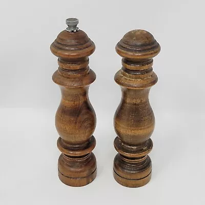 Woodcrest Styson Salt Shaker And Pepper Grinder Set Made In Japan Vtg • $17.94