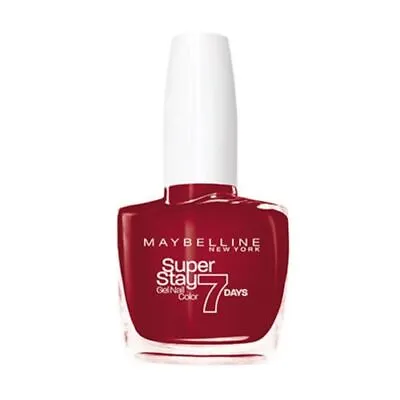 Maybelline Superstay Super Stay 7 Day Gel Nail Polish Deep Red 06 • £3.99