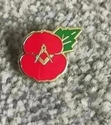 Freemason UGLE Masonic Poppy Remembrance Day Poppy Badge. • £3.50