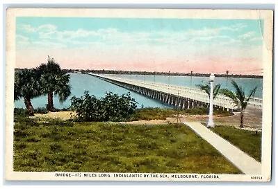 C1910 Bridge Trees Indialantic Sea Melbourne Florida FL Vintage Antique Postcard • $14.98