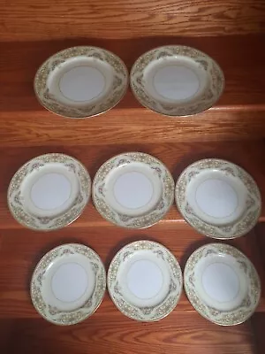 Noritake China Nanette Made In Occupied Japan Set Of 8 Dinner Plates 10 Inches • $74.95