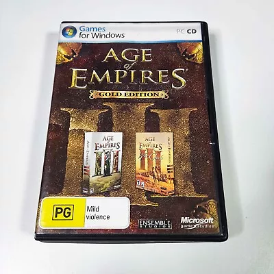 Age Of Empires Iii: Gold Edition | Microsoft Game Studios Strategy 2007 • $22.49