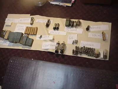 $10 • Buy Lot Of Vintage 62 Various Brand Tubes For Ham Radio. Untested.