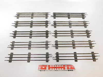 CJ697-2 10x Märklin Gauge 0 Track/Track Piece (10 3/16in) For Electric Operated • $47.54