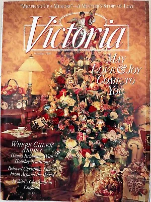 Victoria Magazine BACK ISSUE 1995 December Issue Christmas Holiday • $30