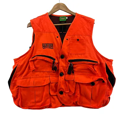 $59.99 • Buy Primos Gunhunters Fishing Vest Blaze Orange Mens Medium Hunting Pockets