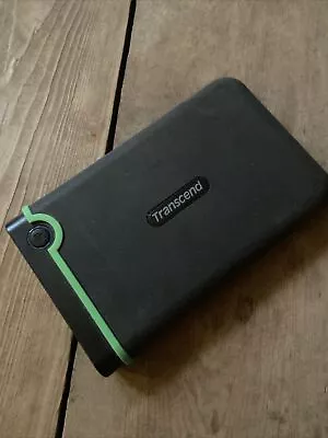 Transcend StoreJet 25M3 USB 3.0 Black/Green 2.5  1TB External Hard Drive (TS1TSJ • £5.50