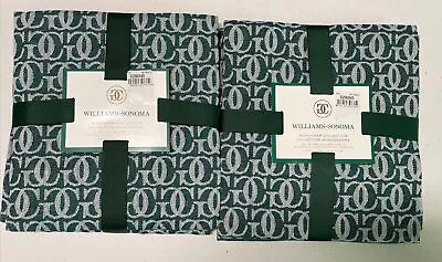 Williams Sonoma Discontinued Monogram Collection Kitchen Towel Sets (2) - NWT • $30