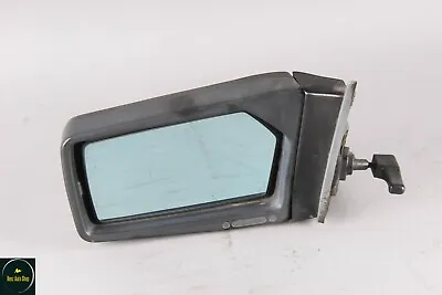 81-85 Mercedes W126 300SD Front Left Driver Side Mirror Door Rear View Silver • $164.99