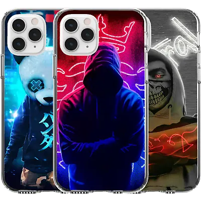$16.96 • Buy Silicone Cover Case Anarchy Mask Anonymous Panda Anime King Power Hacking Art