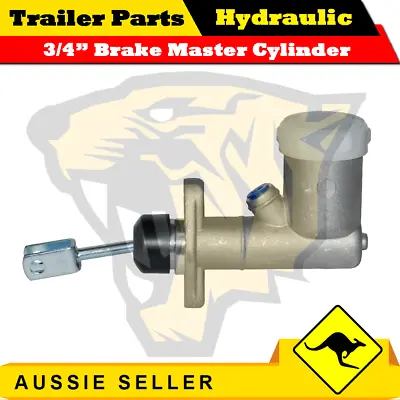 $24.50 • Buy Superior 3/4  Trailer Hydraulic Master Cylinder Hitch Coupling Pump Braked Fluid