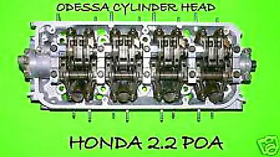 Honda Accord Ex Odyssey 2.2 16v Sohc Poa Vtec Cylinder Head  Rebuilt • $414