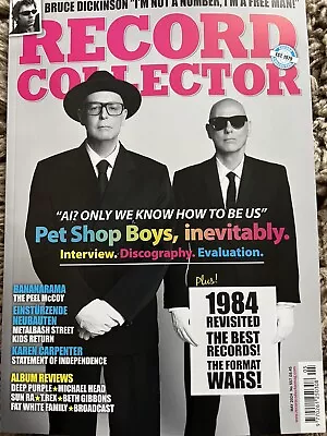 Record Collector Magazine - May 2024 Brand New - Pet Shop Boys - Bruce Dickinson • £0.99