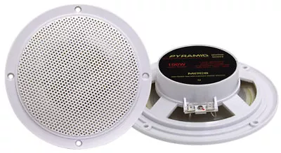 £21 • Buy Pyramid MDC6 5.25  Marine 100w Dual Cone Waterproof Boat Patio Stereo Speakers