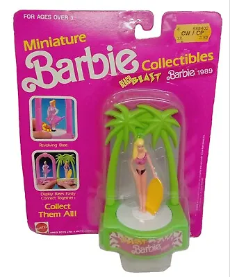 Vintage Barbie Miniature Collectibles 1989 Barbie Toy No 7478 Beach Blast Barbie • $17.07