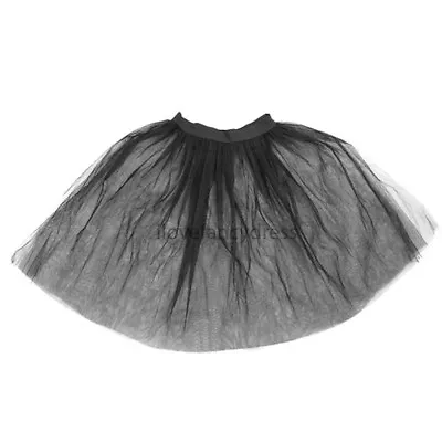 £6.99 • Buy Long Net Underskirt Tutu 1950's Rock N Roll Fancy Dress Costume Accessory Netted