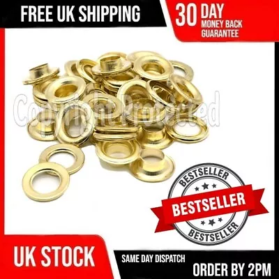 20 Sets Of Ground Sheet Grommet Tarpaulin Awning Tent Tarp Canvas Repair Eyelets • £3.19