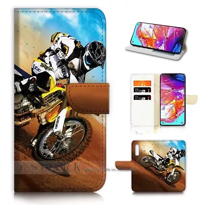 ( For Optus X Power 2 ) Flip Wallet Case Cover AJ40023 Motorcycle • $12.99