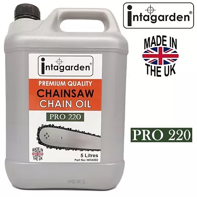 5 LITRE 5L CHAINSAW CHAIN OIL Husqvarna Stihl Jonsered Echo McCulloch Partner • £19.99