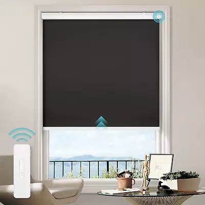 Motorized Roller Shades Automatic Smart Blinds For Windows With Remote Control • $94.99