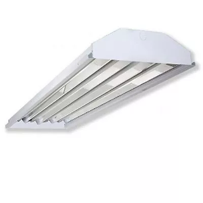 T5 Four Lamp High Bay Light Fixture Mirrored Shop Lighting F54T5HO 54 Watt HO • $139.99