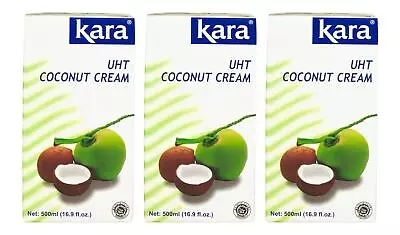 Kara Coconut Cream 500ml (Pack Of 3) • £7.49